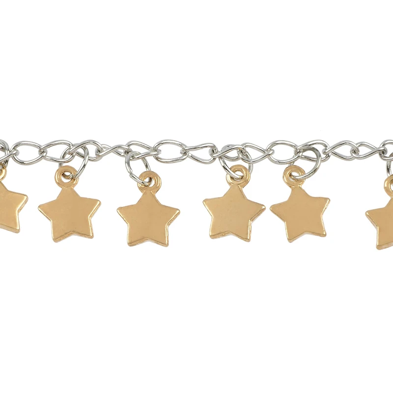 Gold Metal Star Charms, 12mm by Bead Landing™