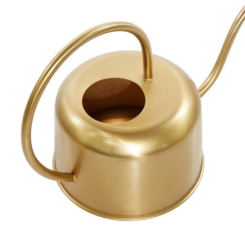 Gold Metal Glam Watering Can Set