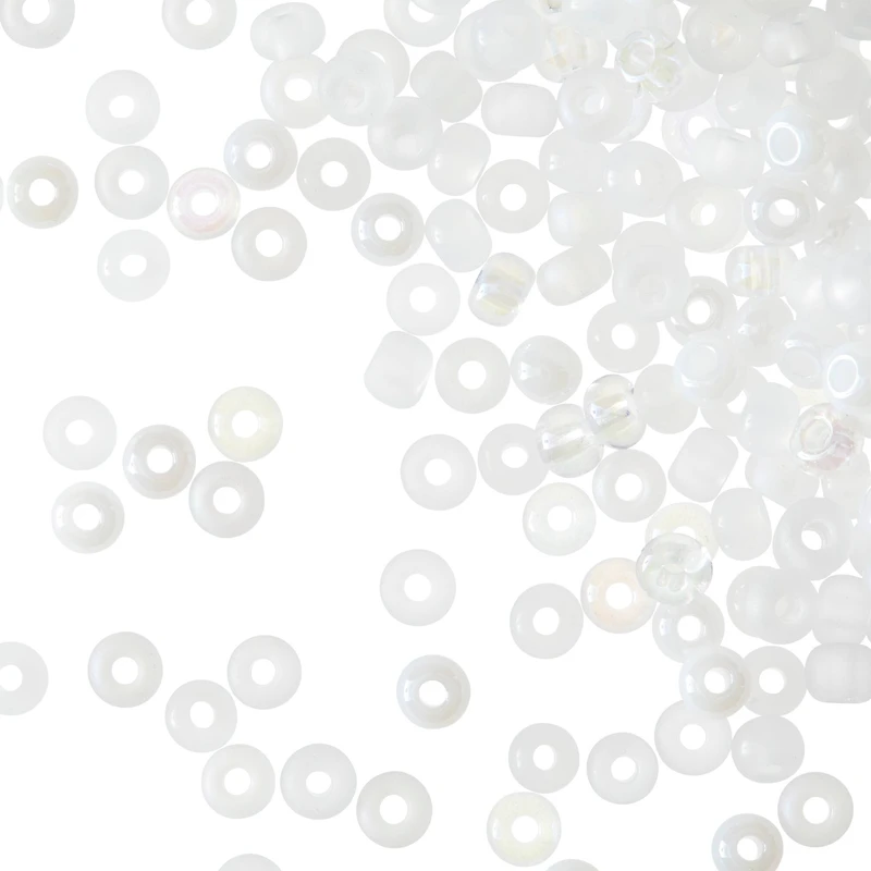 12 Pack: John Bead Crystal Czech Glass Seed Beads, 6/0