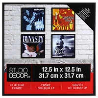 12 Pack: 12.5" x 12.5" Black LP Album Frame by Studio Décor®