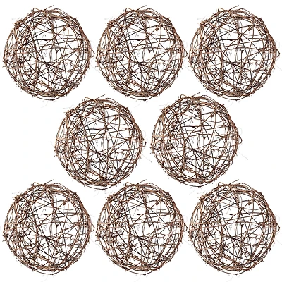 8 Pack: 10" Natural Grapevine Ball by Ashland®