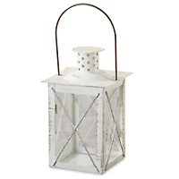 Kate Aspen® Medium Luminous White Lantern Tea Light Holder