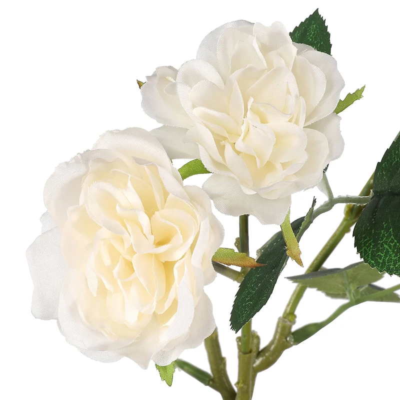 24.5" White Rose Stem by Ashland®