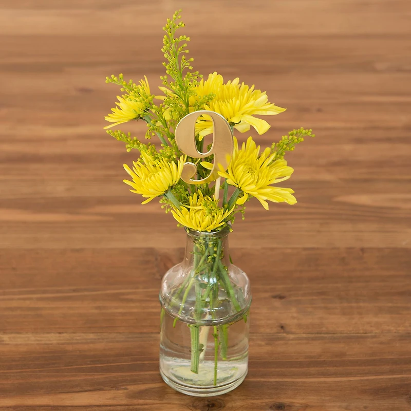 1-12 Gold Table Numbers by Celebrate It™