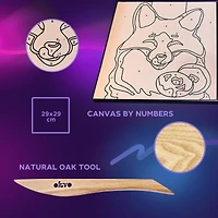 OKTO Fox Clay by Numbers Kit
