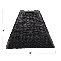 Household Essentials 15.5" Oval Hyacinth Magazine Rack