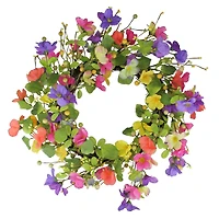 20" Bright Spring Floral Wreath