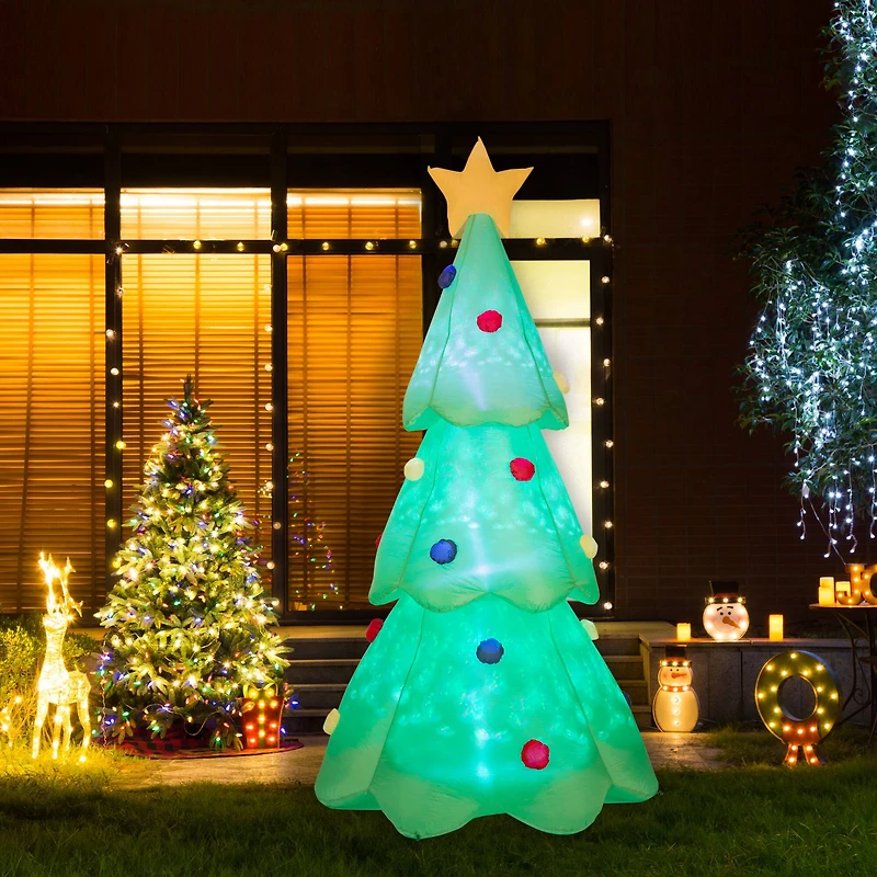 Glitzhome® 9ft. LED Inflatable Christmas Tree