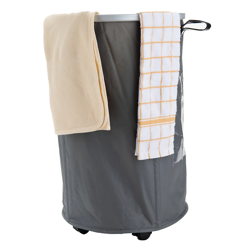 Mind Reader Collapsible Hamper with Wheels