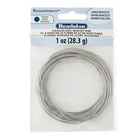 Beadalon® Remembrance™ Large Stainless Steel Memory Wire Bracelets