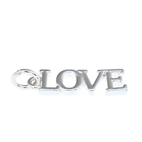 Silver Plated Love Charm by Bead Landing™