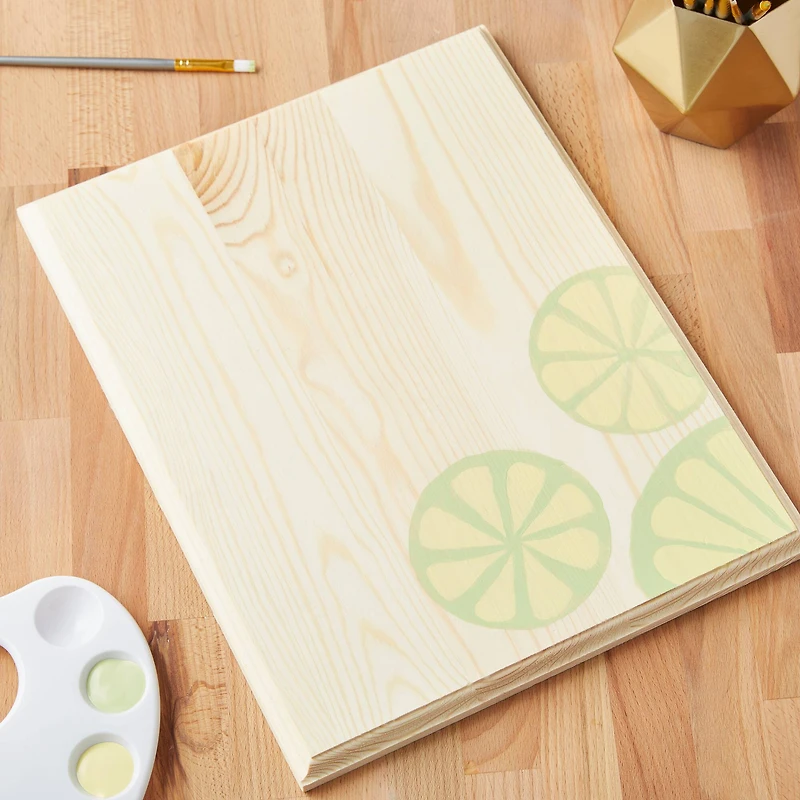 6 Pack: 14" Pine Rectangle Plaque by Make Market®