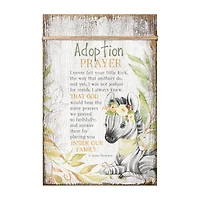 Adoption Prayer Plaque with Easel and Wall Hanger