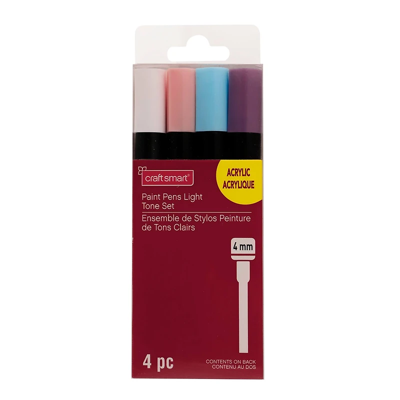 4mm Permanent Paint Pens Light Tone Set by Craft Smart®