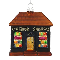 4" Book Shop Glass Ornament by Ashland®