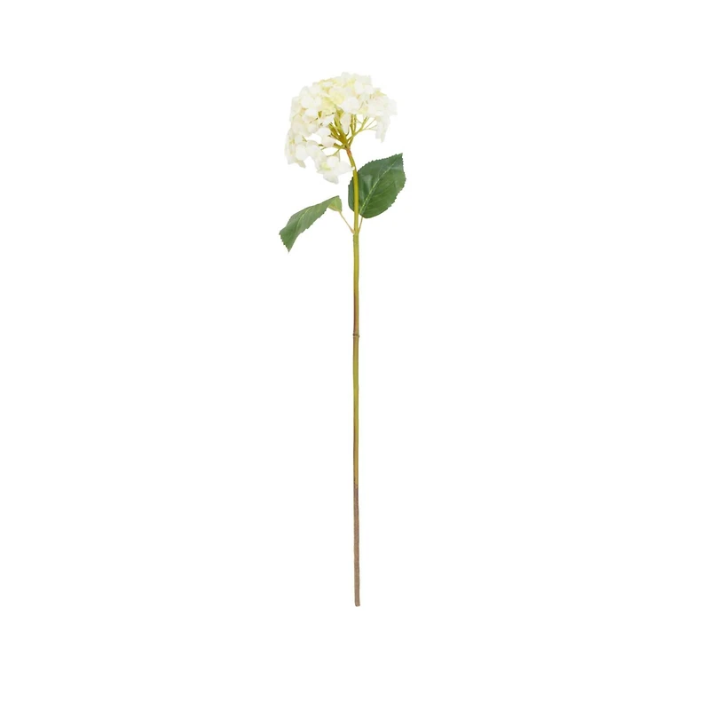 32" White Hydrangea Artificial Flower Stem, 8ct.