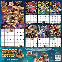 2026 Space Cats Wall Calendar