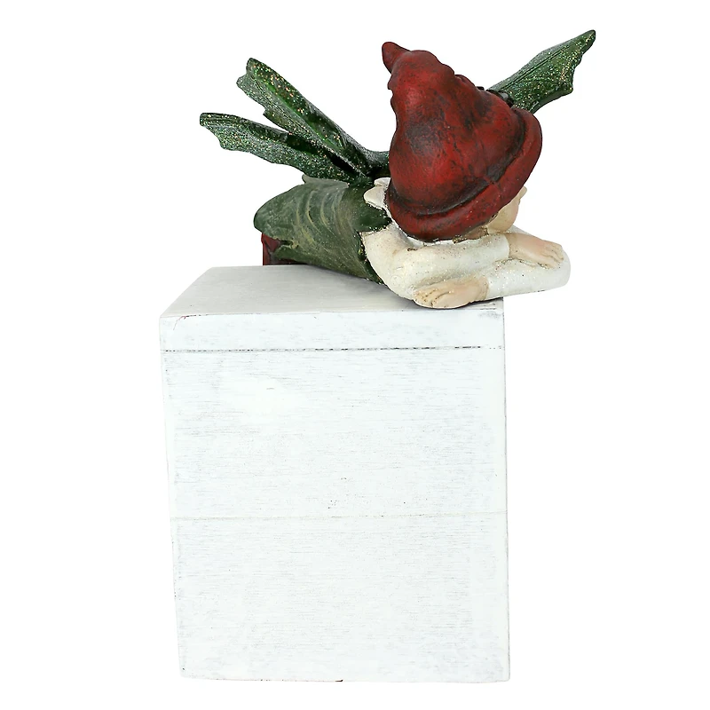 Design Toscano 9" Santa's Christmas Elves Shelf Sitter Elijah Statue