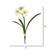 Cream Daffodil Spray, 3ct.