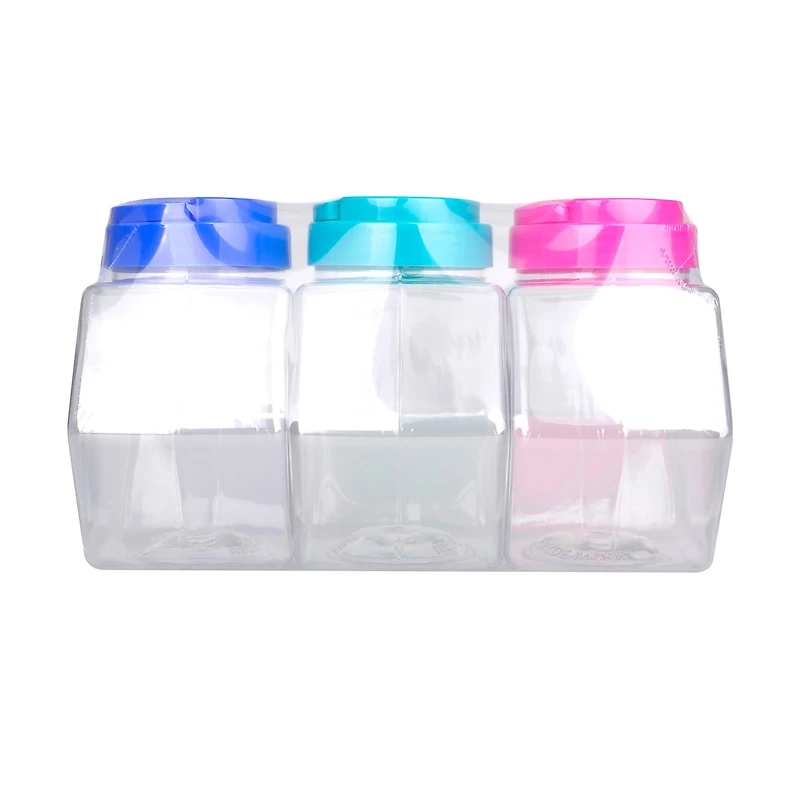 4.5" Plastic Storage Jars, 3ct. by Creatology™