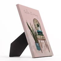 Cheetah Chair Easel Back Canvas