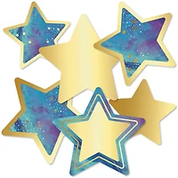 Carson Dellosa Education® Galaxy Stars Cut-Outs, 3 packs of 36