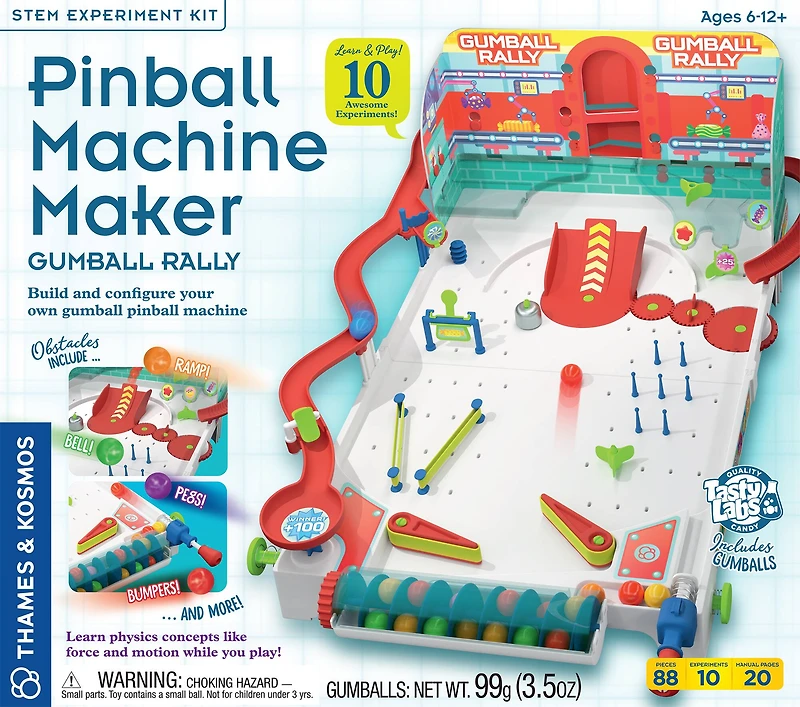 Thames & Kosmos Pinball Machine Maker: Gumball Rally