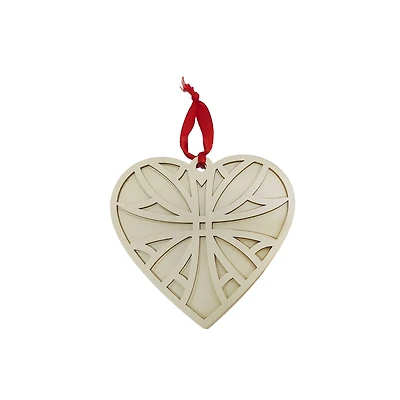 4.25" DIY Wood Quilted Heart Ornament by Make Market®