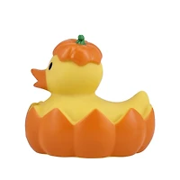 3.75" Jack-O'-Lantern Rubber Duck by Creatology™