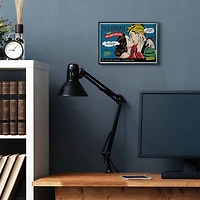 Stupell Industries True Romance Comic Retro Black Framed Wall Art