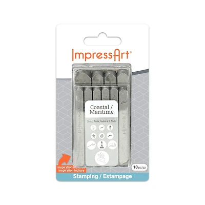 ImpressArt® Coastal Metal Stamps Pack
