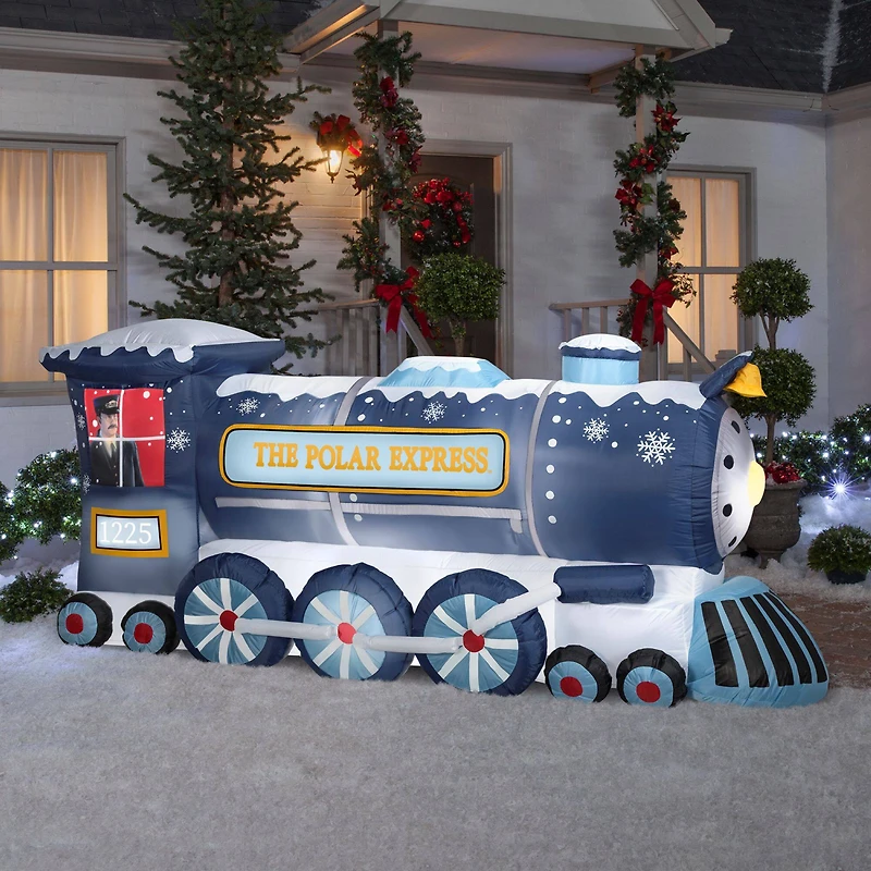 9ft. Airblown® Inflatable Polar Express Train