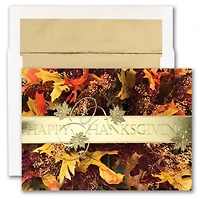 JAM Paper Blank Thanksgiving Close Up Thank You Cards Set