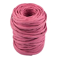 JAM Paper 3/8" x 25yd. Red Twisted Kraft Ribbon