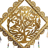 29" Gold Metal Tree Eclectic Windchime