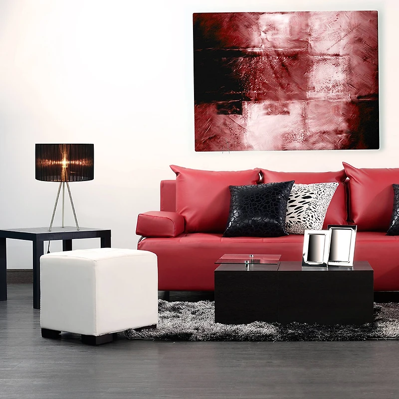 Simple Designs Brushed Nickel Tripod Table Lamp