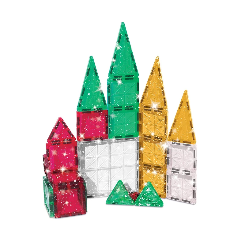 Crayola® Mini Holiday Glitter PIP 27-Piece Magnetic Tile Set