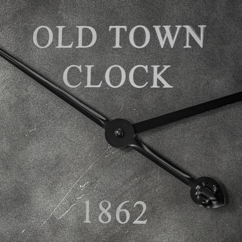 Old Town Clock 1862 Oversized Hanging Wall Clock 23"