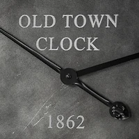 Old Town Clock 1862 Oversized Hanging Wall Clock 23"