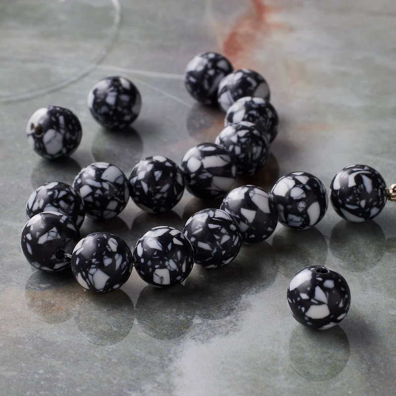 10mm Clay Round Beads by Bead Landing