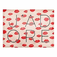 J'adore 18" x 14" Cotton Twill Placemat