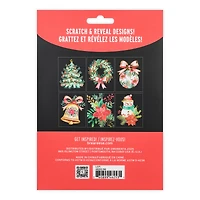 Brea Reese™ Holiday  Floral Scratch Art Card Kit