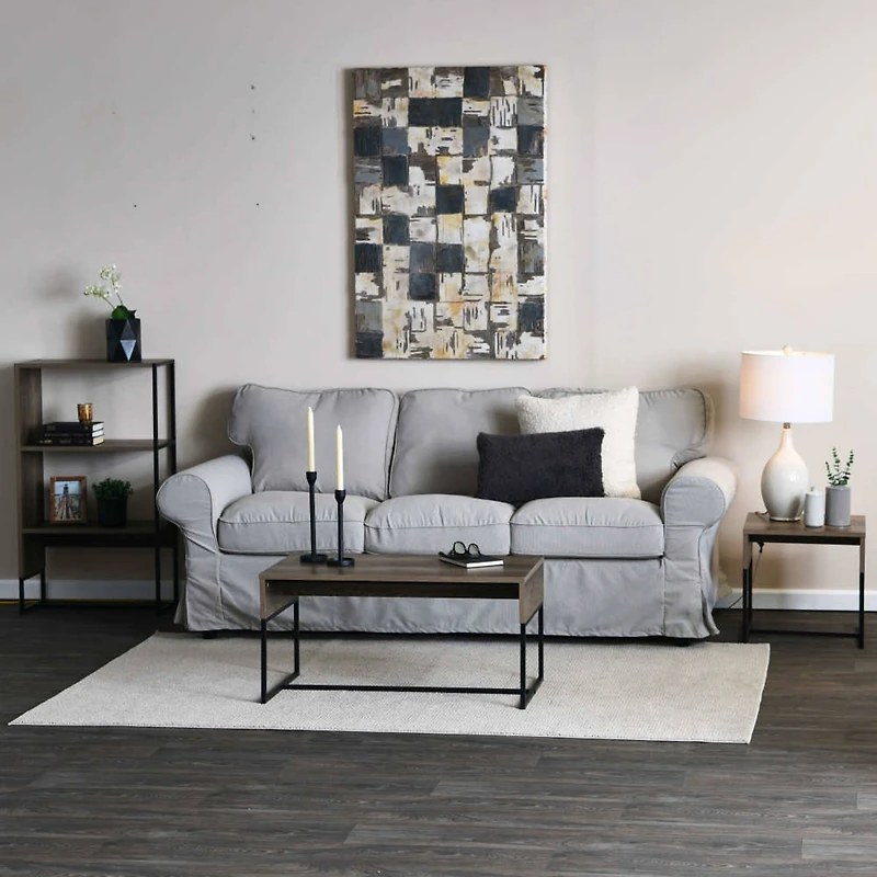 Household Essentials 59" Wrap Coffee Table