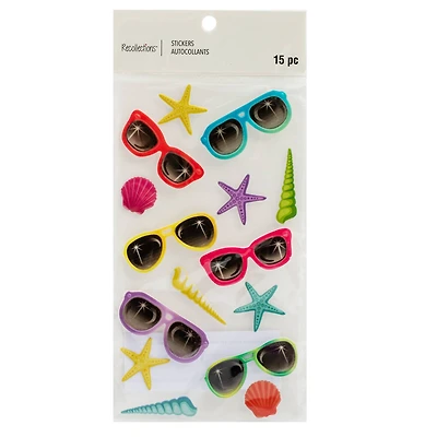 Sunglass Dimensional Stickers by Recollections™
