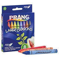 Prang® Large Soybean Crayons, 6 Packs of 8