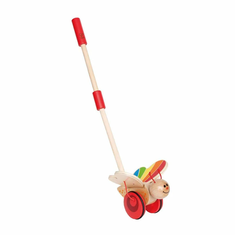 Hape Wooden Push & Pull Butterfly Walking Toy