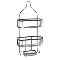 Bath Bliss Prince Design Black Onyx Shower Caddy