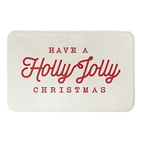 Holly Jolly Christmas Bath Mat