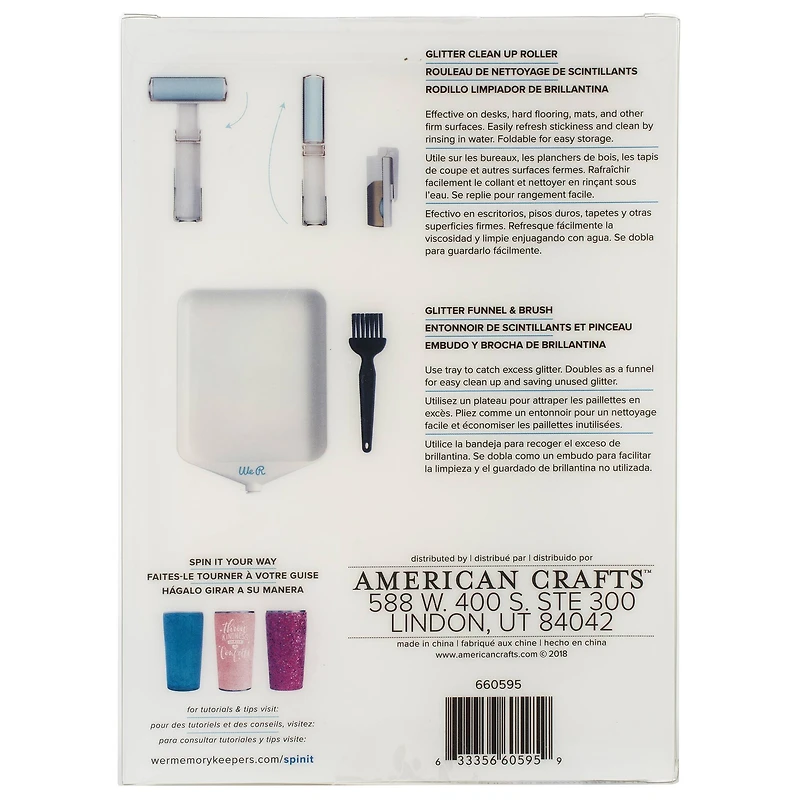 We R Memory Keepers® Spin It™ Glitter Clean Up Kit