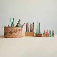 Hello Honey 10" Watermelon Unscented Tree Shaped Taper Candles, 2ct.